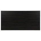 Castleton Distressed Java Wood Coffee Table with Shelf