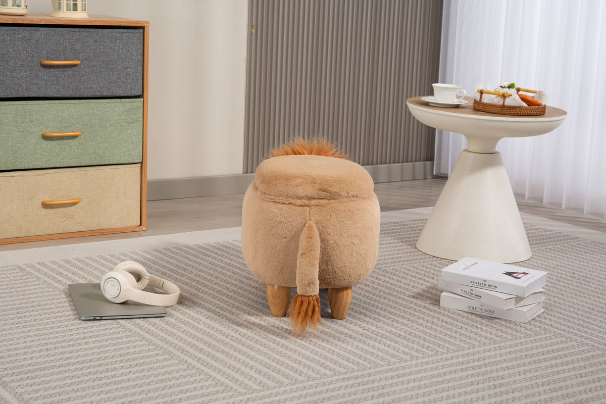 Luke the Lion Storage Ottoman