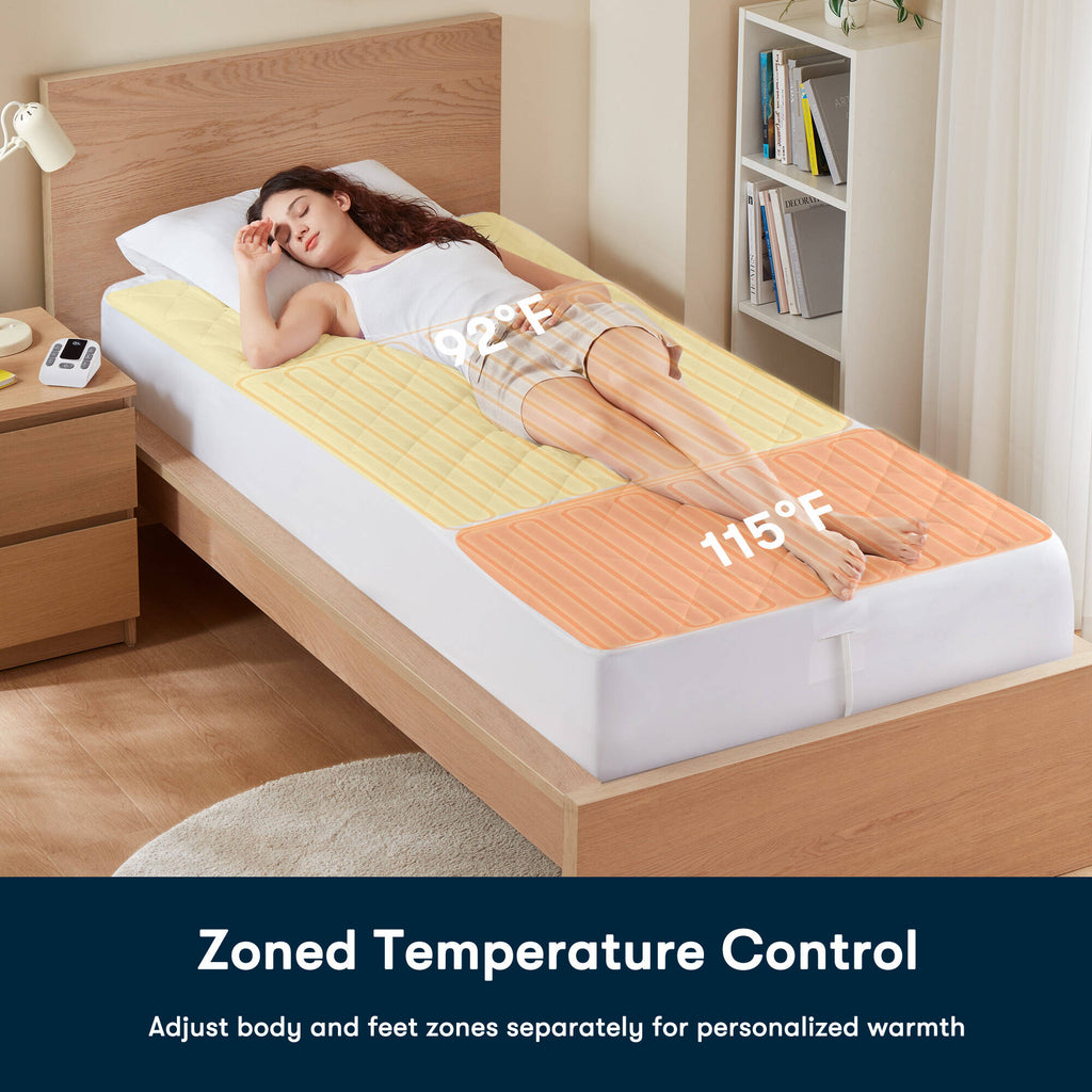 1-Piece Full Heated Mattress Pad