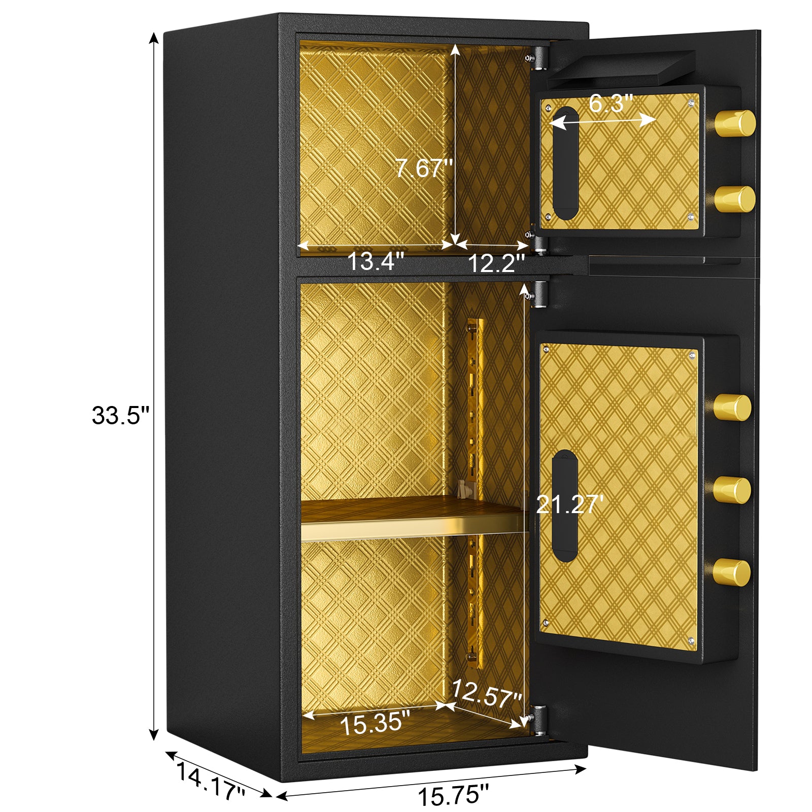 Large Double-Door Coin-Operated Safe