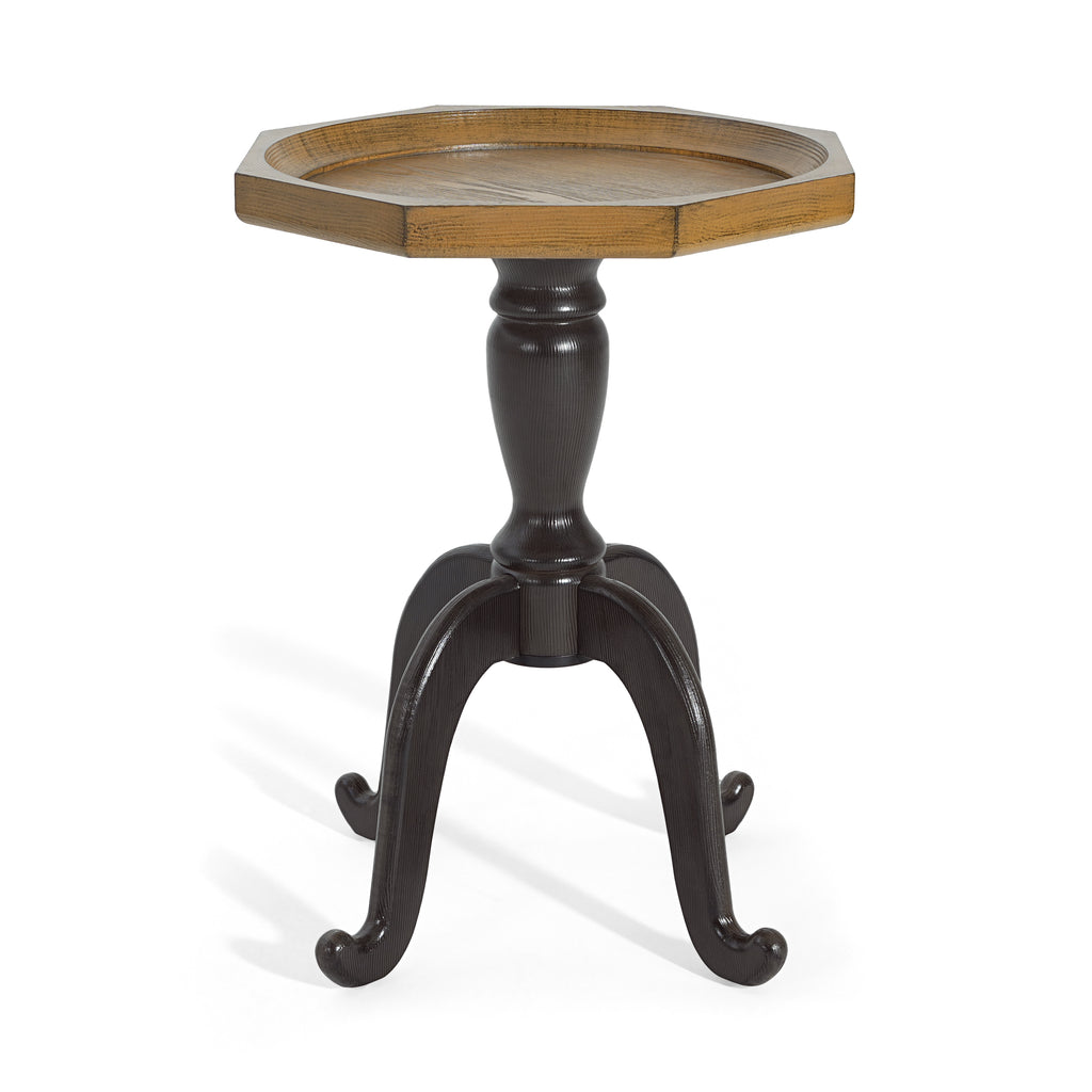End Table (Natural + Black)