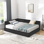 Full Size Storage Upholstered Tufted Bed Frame