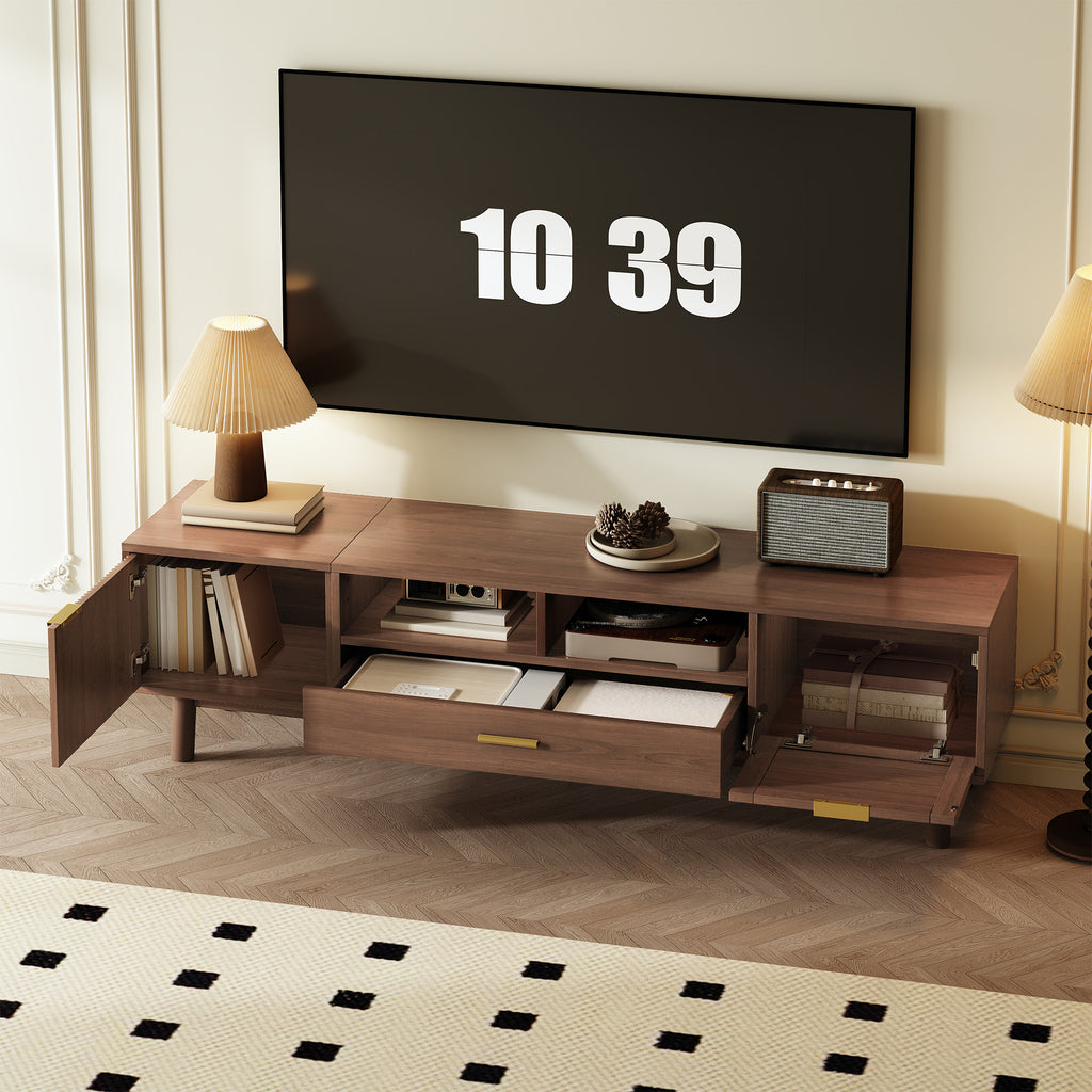Wood Fashionable TV Stand for 75" TVs