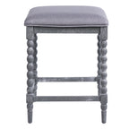 26" Counter Stools Set of 4 with Upholstered Seat
