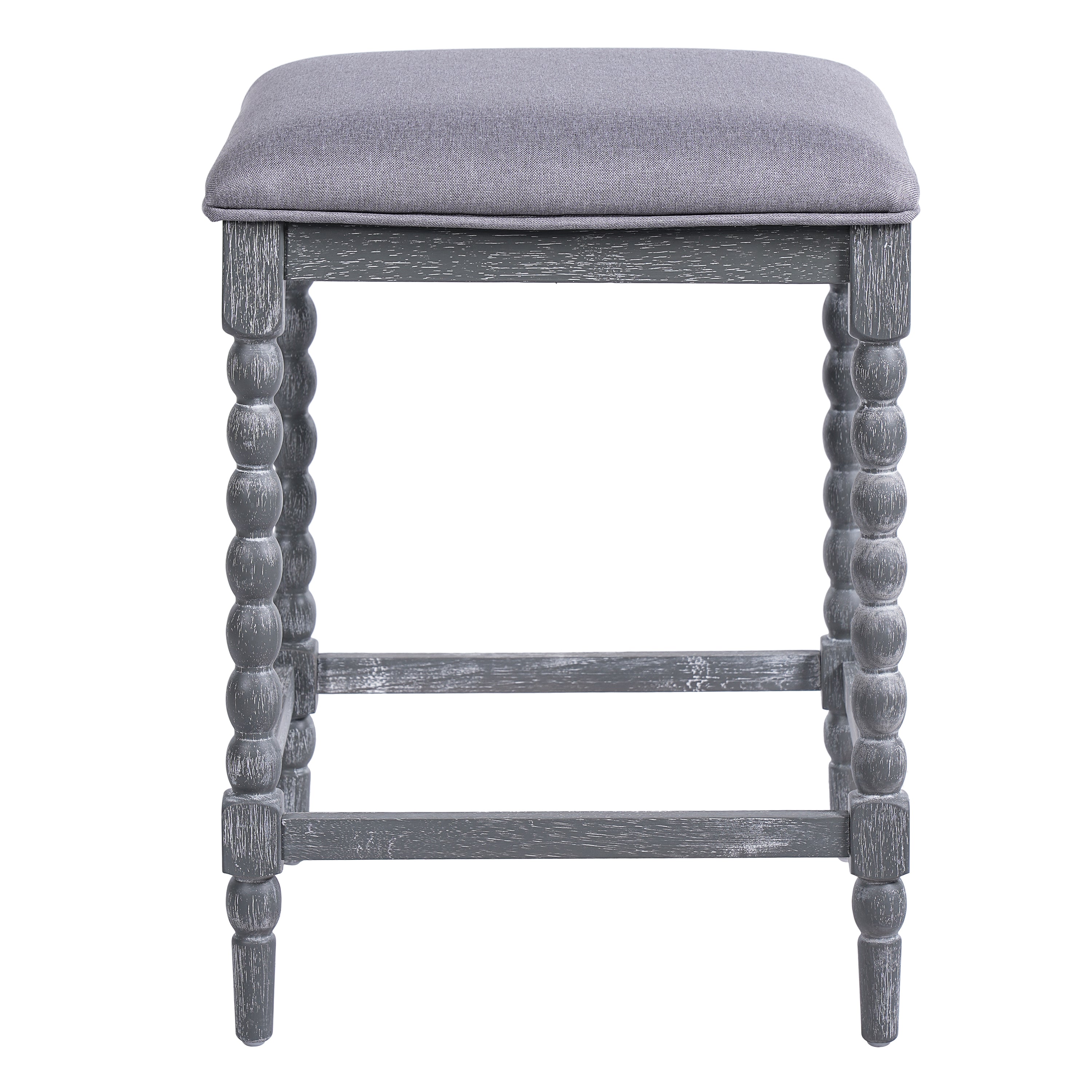26" Counter Stools Set of 4 with Upholstered Seat