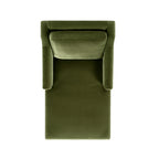 Josephine 60" Upholstered Chaise Lounge, Olive