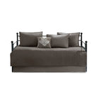 6 Piece Reversible Daybed Cover Set Dark