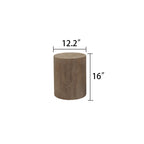 Set of 3 Rounded Wood Coffee Tables