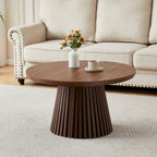 Flexible Round Wooden Coffee Table