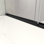 5476 Inch North American Frameless Double Sliding Matte Shower Door