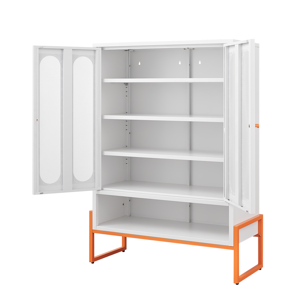 Modern Minimalist Double Door Shoe Cabinet