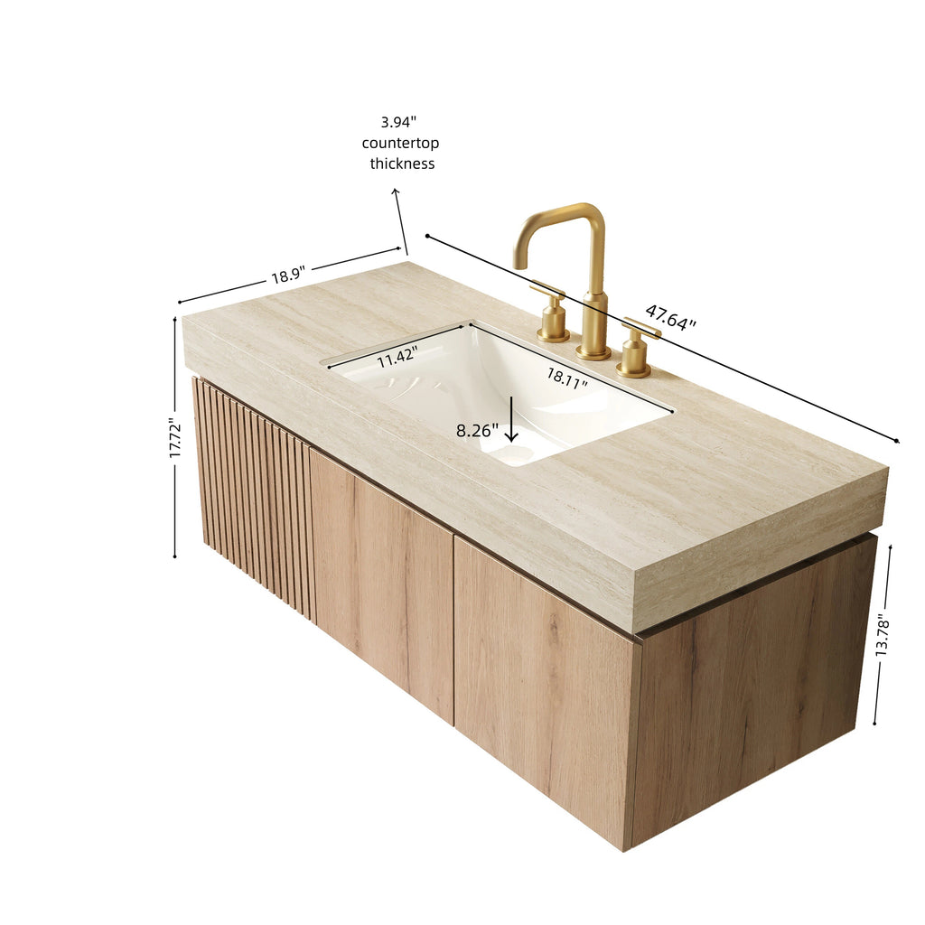 MURI 48" Bathroom Vanity & Sink