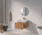 24" Bathroom Vanity with Sink - Modern Minimalist Design