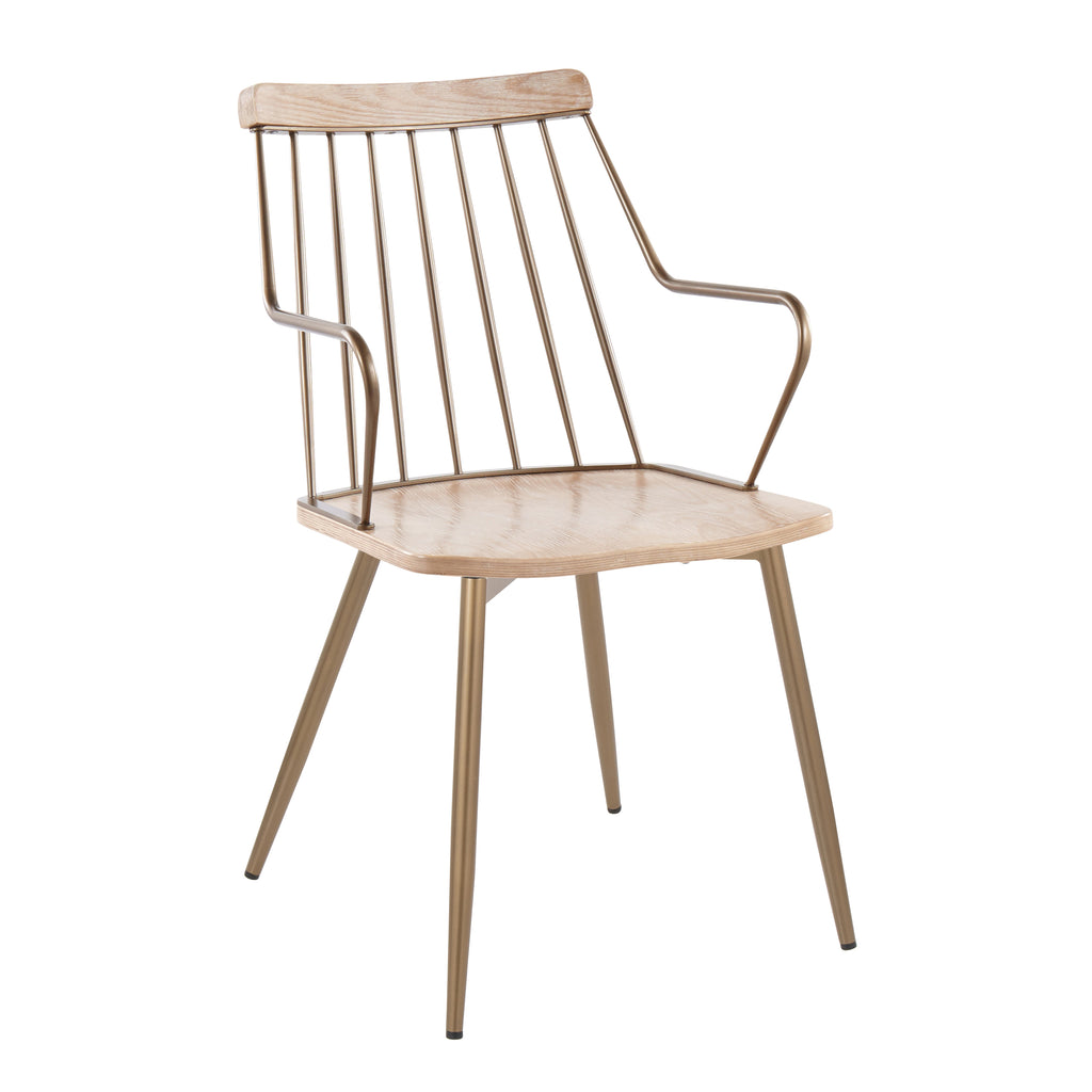 Accent Dining Chair in Antique