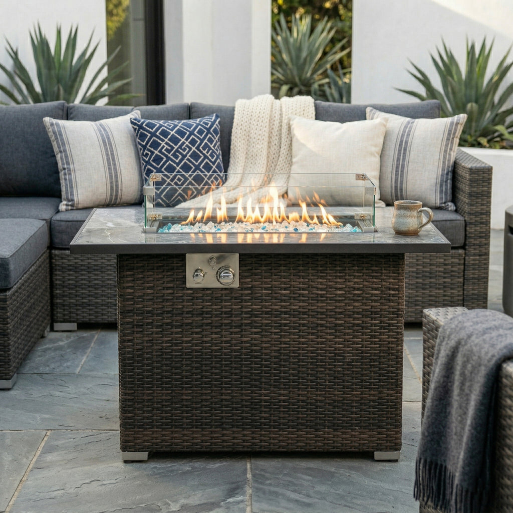 44" Propane Gas Fire Pit Table