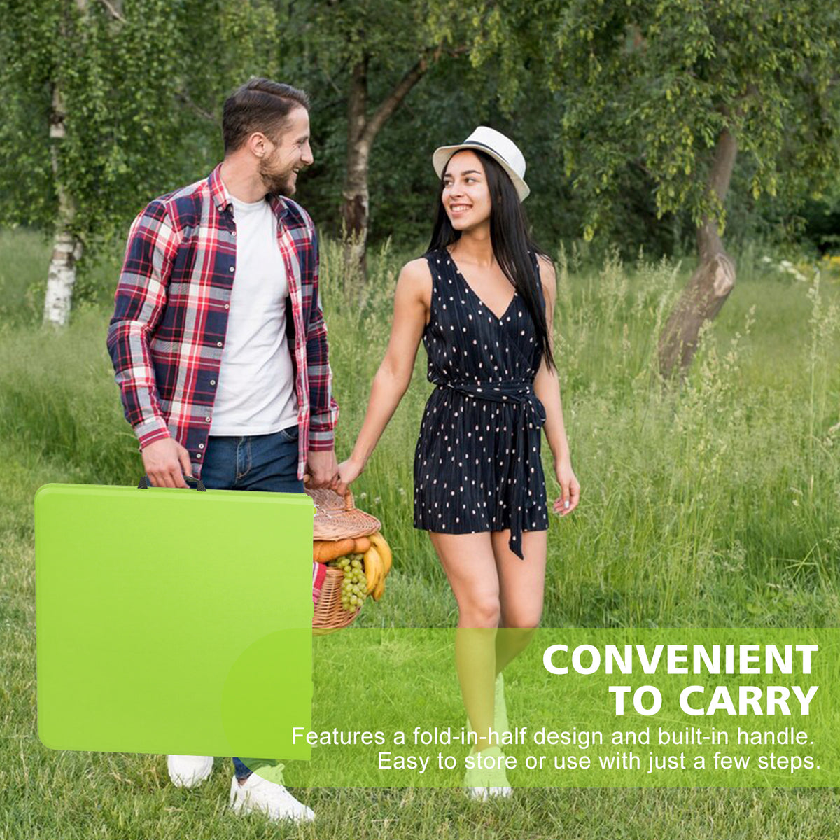 4ft Outdoor Folding Table