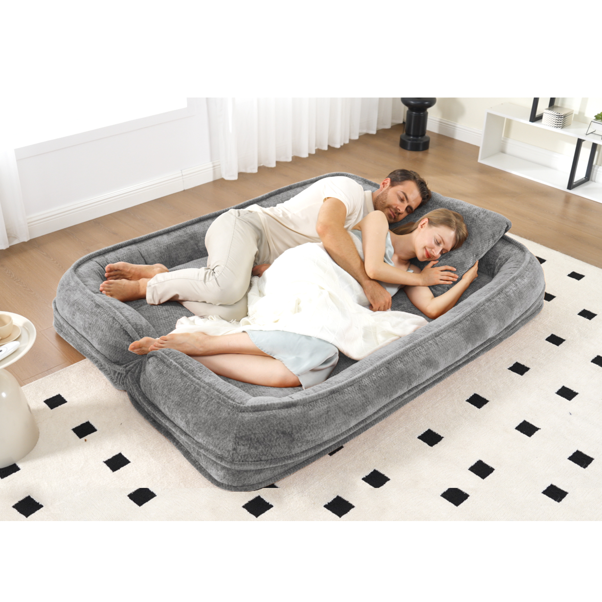 Double Human Dog Bed Lazy Sofa
