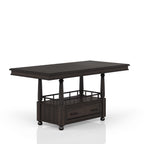 Deep Coffee Counter Height Dining Table