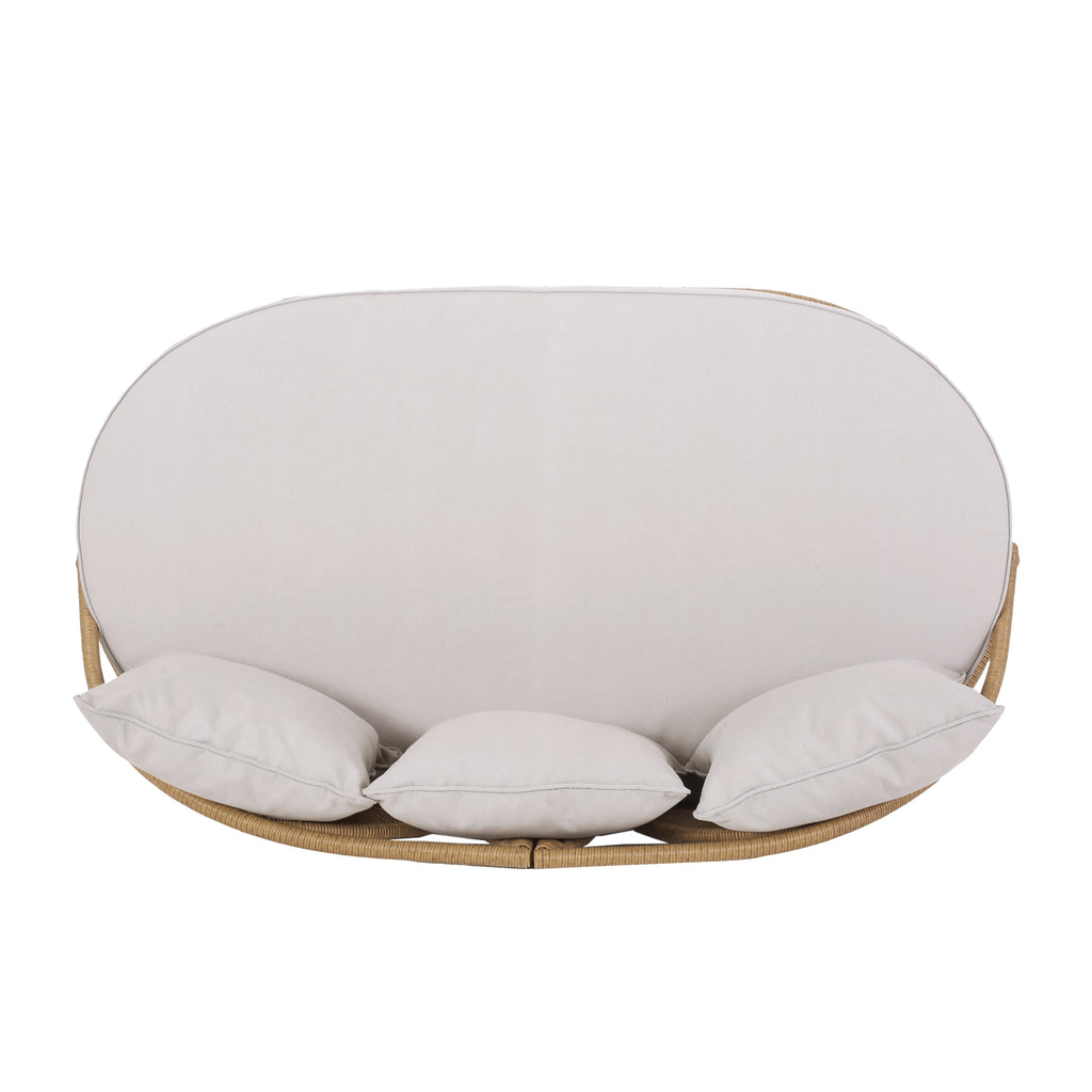 Patio Furniture Outdoor Daybed with Wicker Rattan