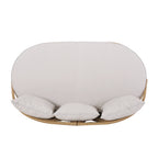 Patio Furniture Outdoor Daybed with Wicker Rattan