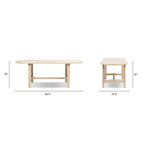 Milo 85" 8-Seat Oval Reclaimed Wood Dining Table