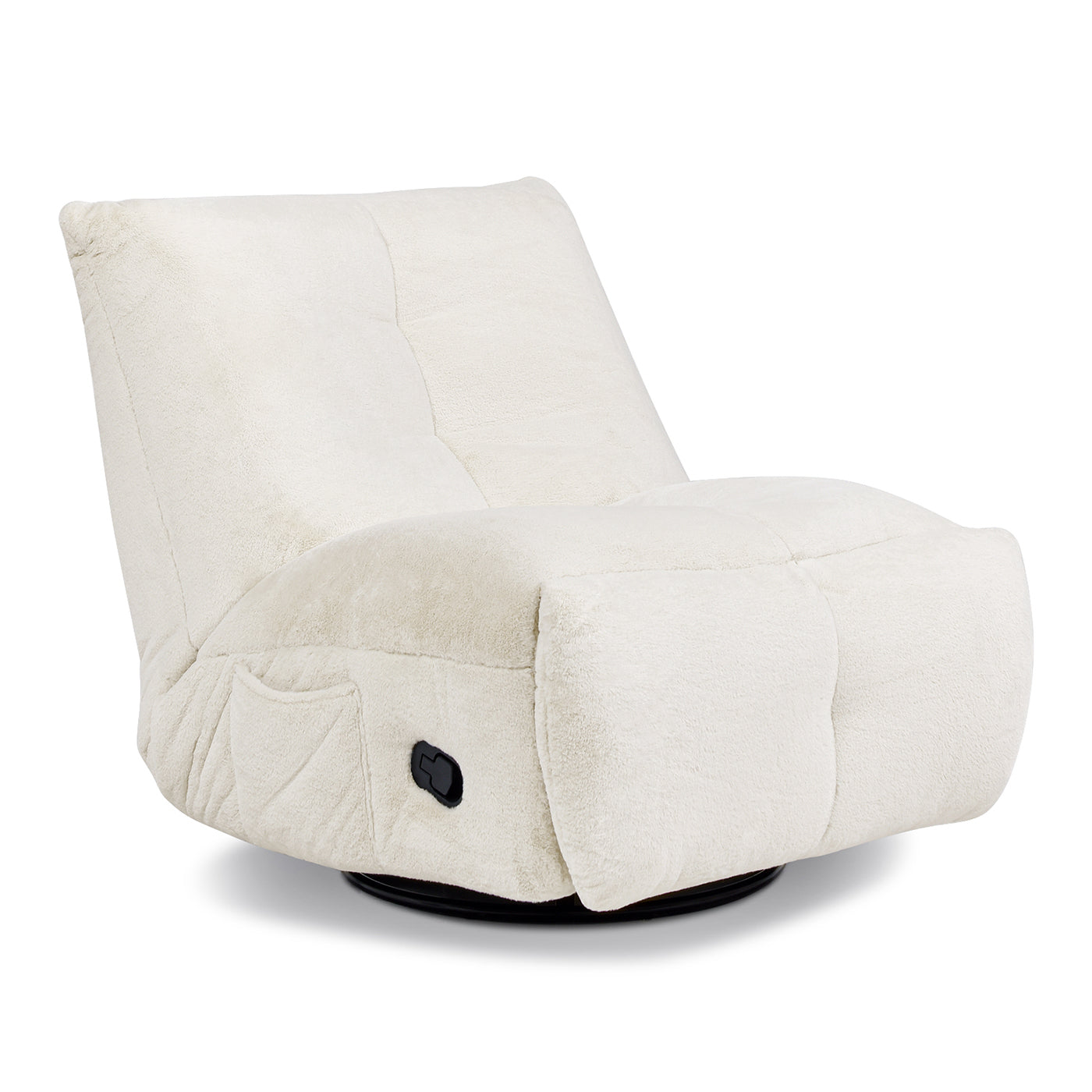 Rearden 35.5" Swivel Glider Manual Recliner Gaming Lounge Chair