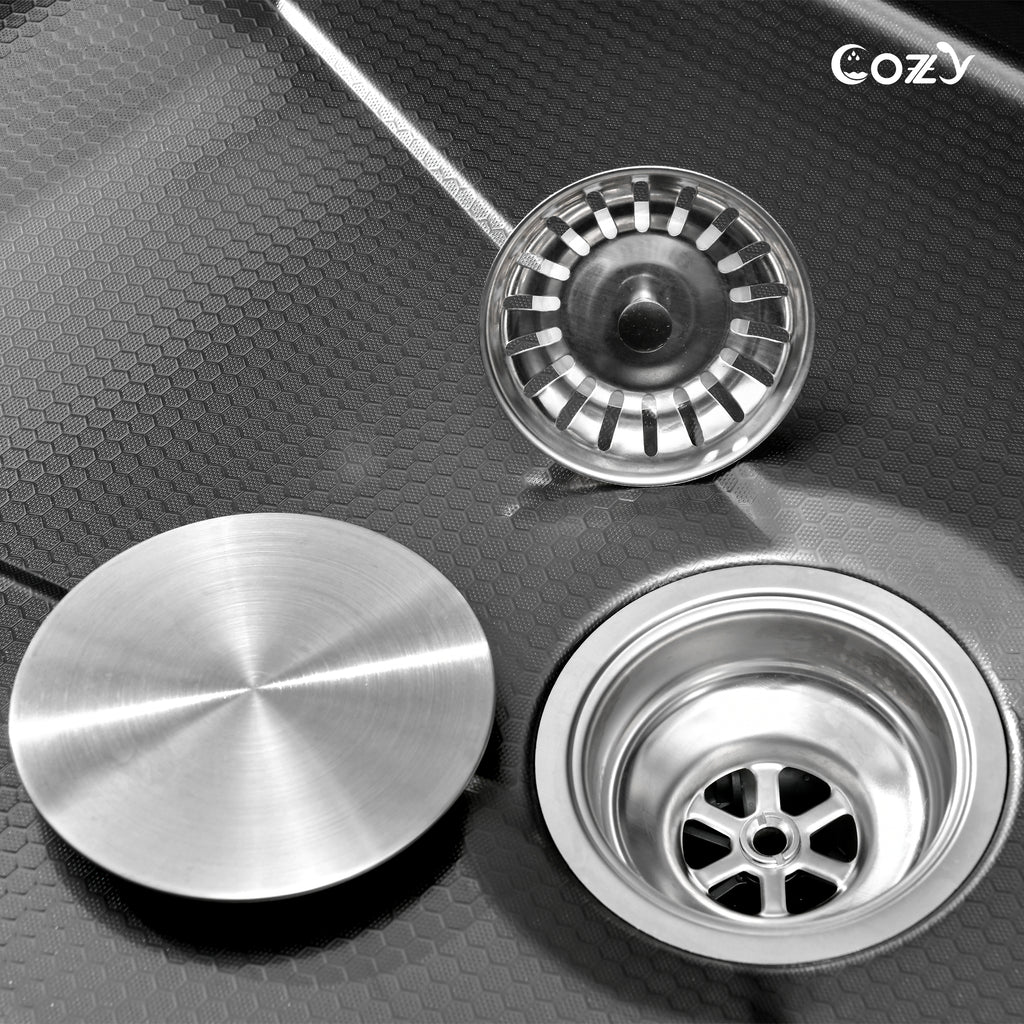 Waterfall Kitchen Sink, Stainless Steel Single Bowl