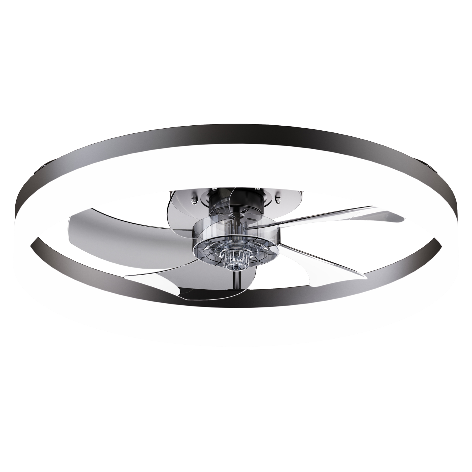 19.7'' LED Ceiling Fan Light with Remote & App Control