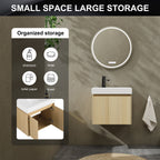 24 Inch Bathroom Vanity with Ceramic Basin