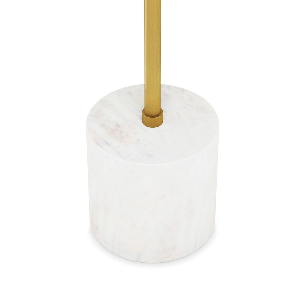 Turner 12-Inch Wide Solid Mango & Genuine Marble End Table