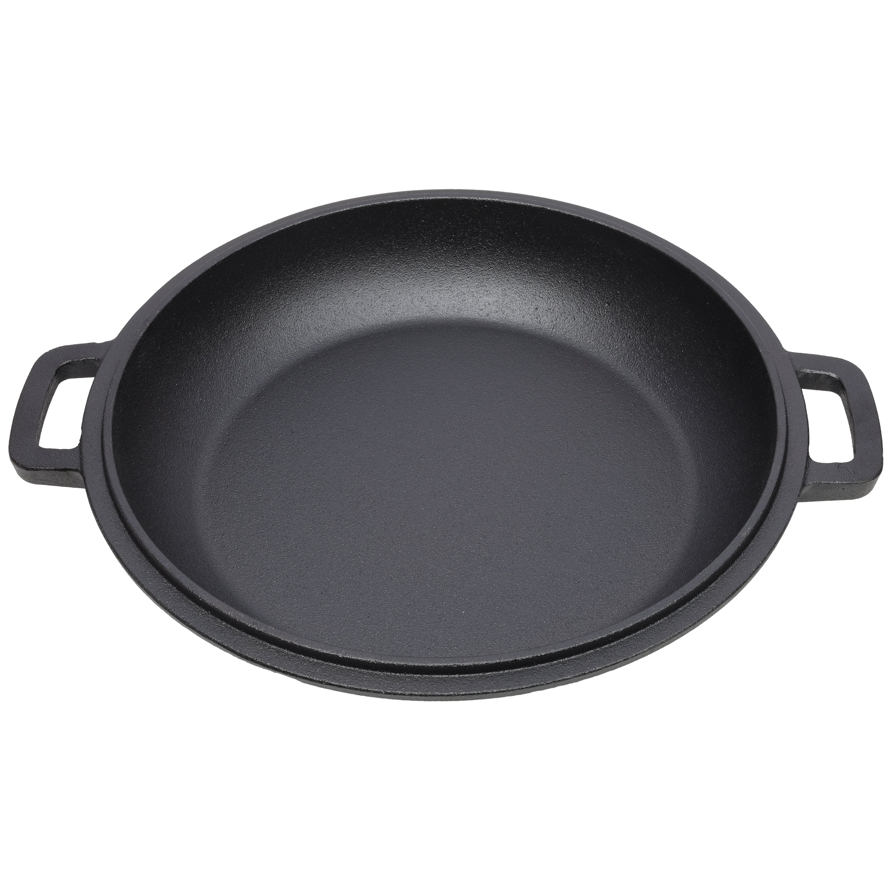 2 in 1 Pre-Seasoned Cast Iron Dutch Oven