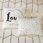 4-Piece Twin/Twin XL 100% Polyester Brushed Printed Comforter Set