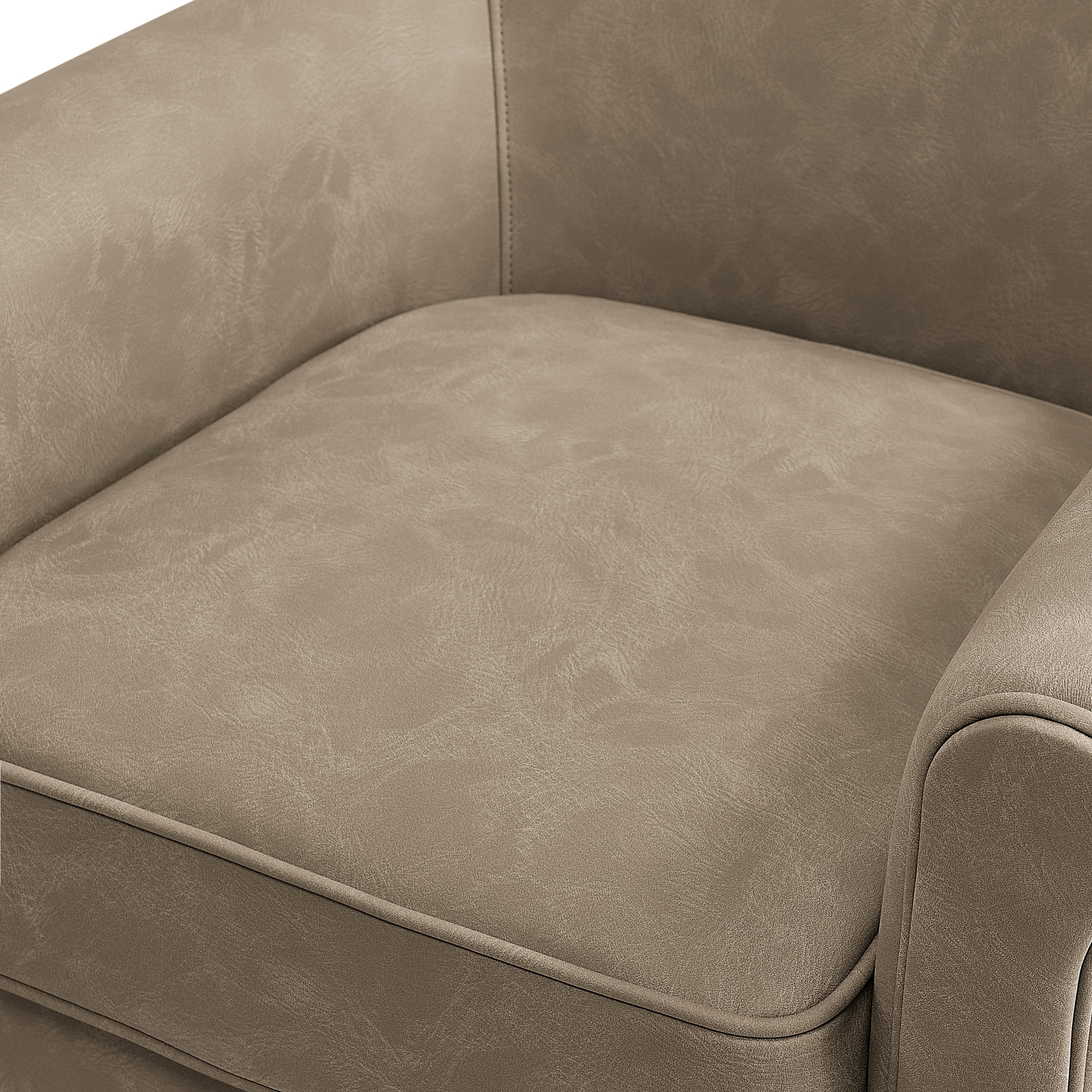 Westly Faux Leather Swivel Accent Chair - Willow