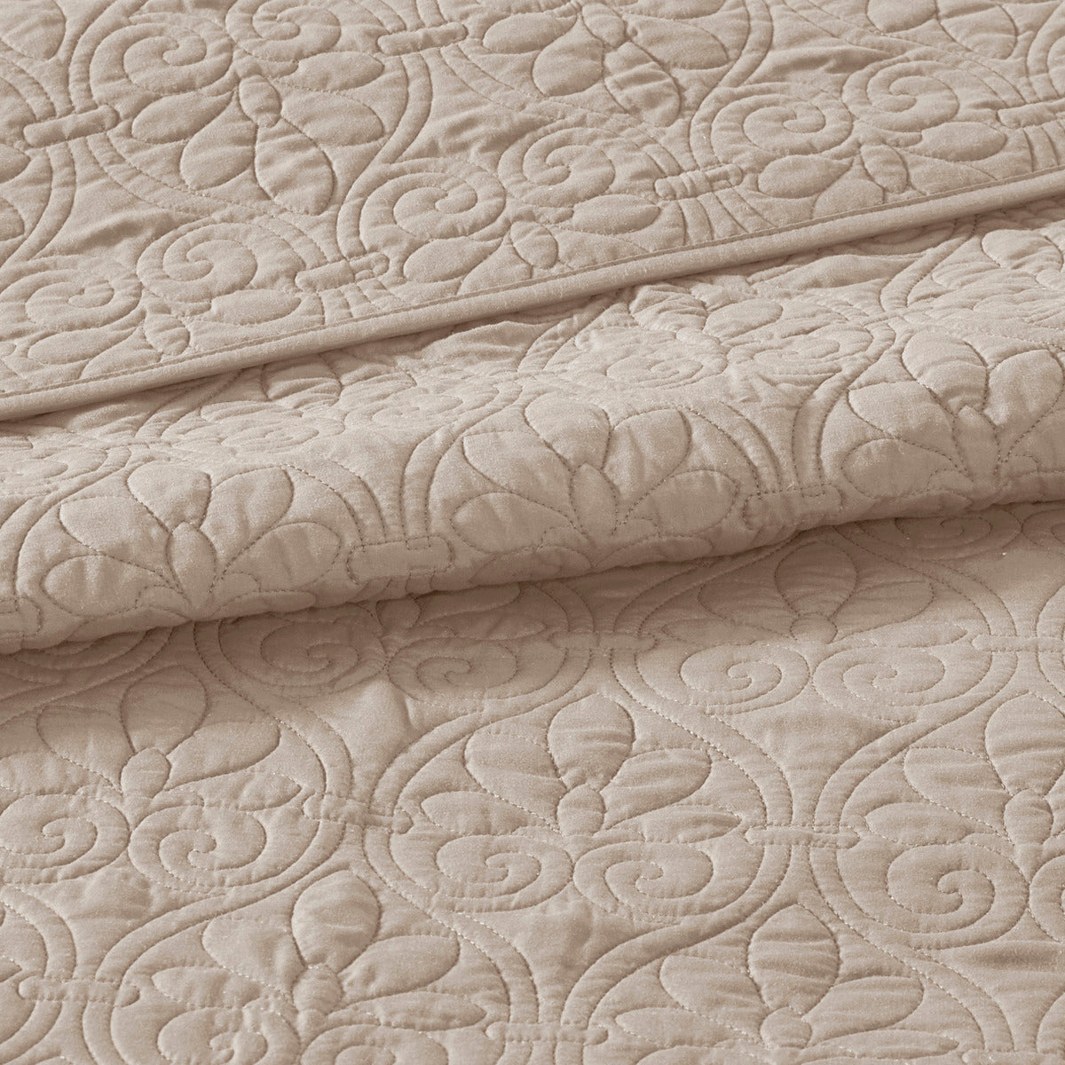 Reversible Quilt Set Khaki King/Cal King