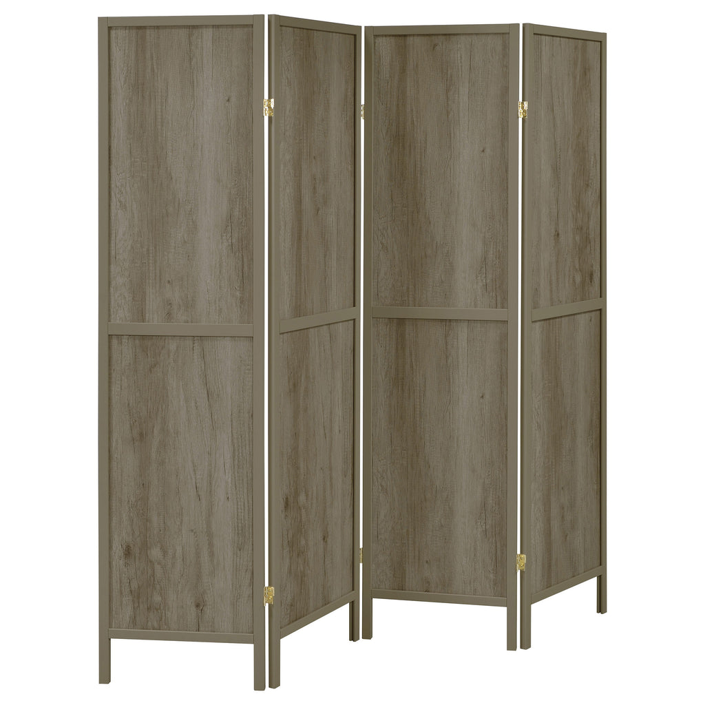 Grey Driftwood and Light Privacy Screen