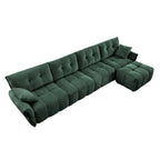 Modular 4-Seater Sofa With Ottoman