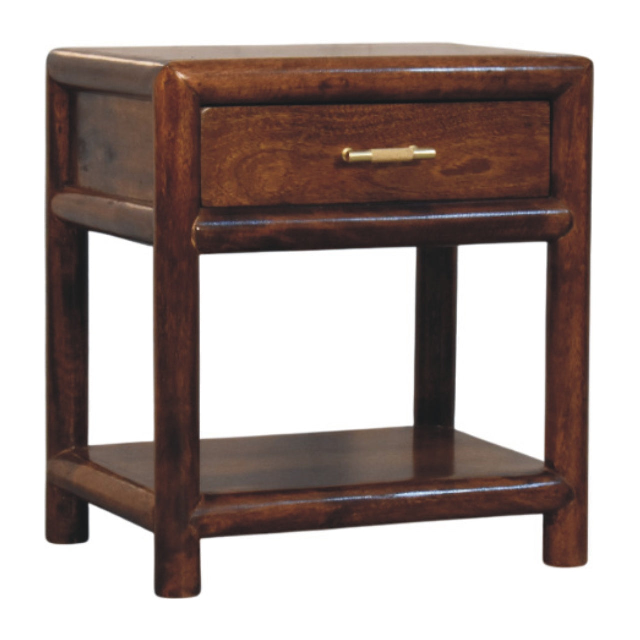 Solid Wood Regency Chestnut Nightstand