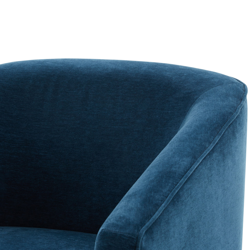 Earl Baltic Skirted Swivel Chair