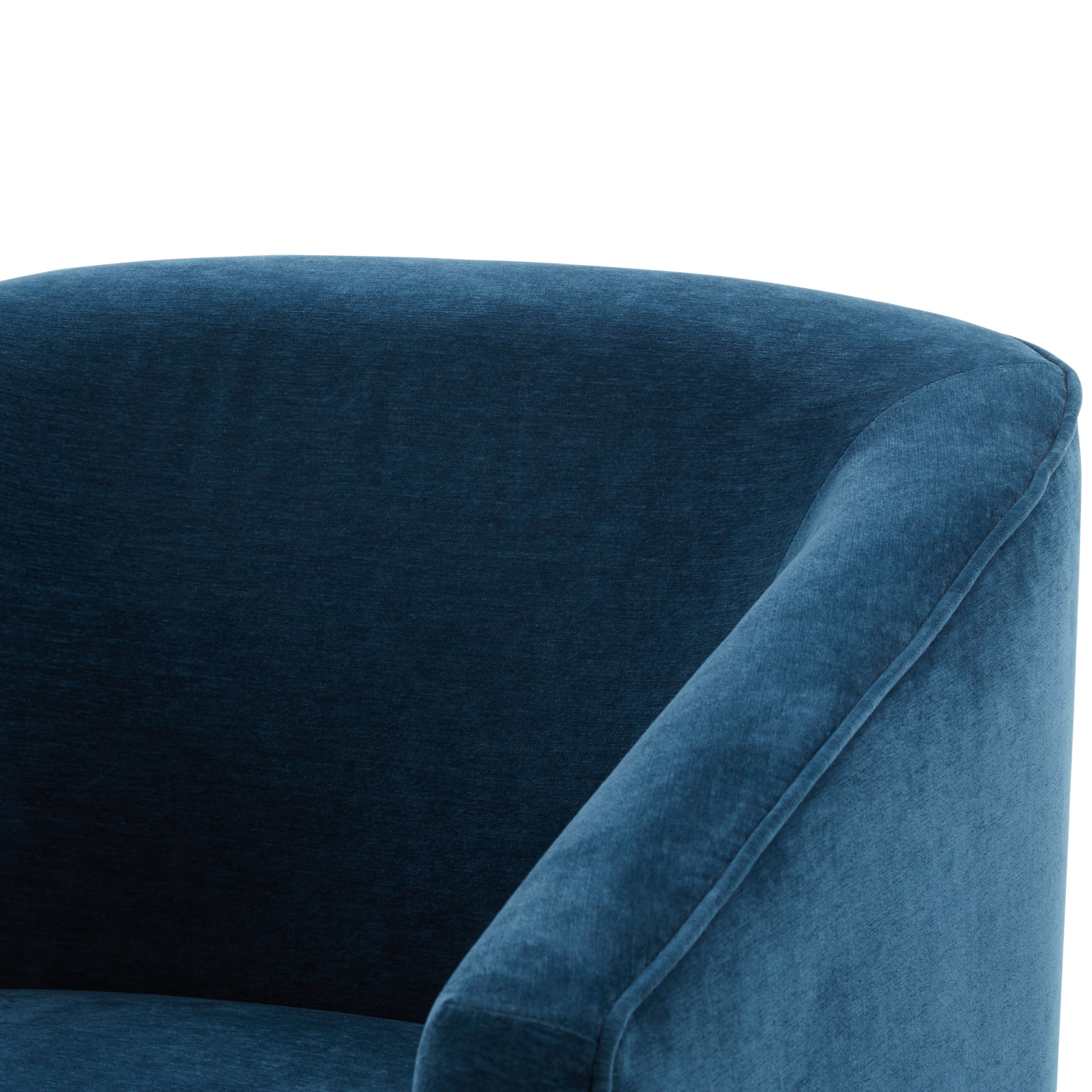 Earl Baltic Skirted Swivel Chair