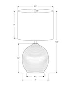 Contemporary 16"h Table Lamp