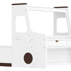 Twin Size Floor Bed with Car-Shape Design
