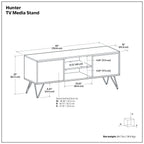 Hunter 60 Inch Wide TV Stand