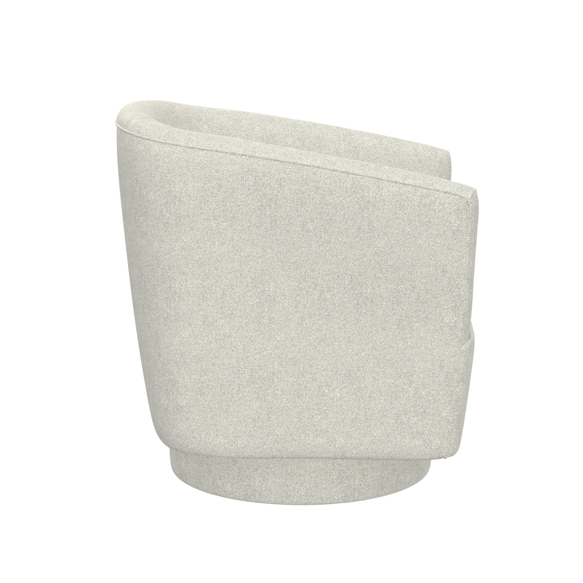 White Swivel Accent Chair