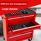 5-Drawer Rolling Tool Chest with Lock & Key
