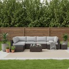 Fully Assembled 4-Seat Rattan Wicker Patio Conversation Set with Cushions