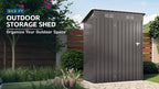 5X3 FT Metal Outdoor Storage Shed