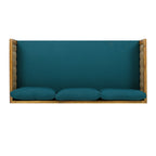 Claremont 3 Seater Daybed With Rattan Arms (Teak Cushion)