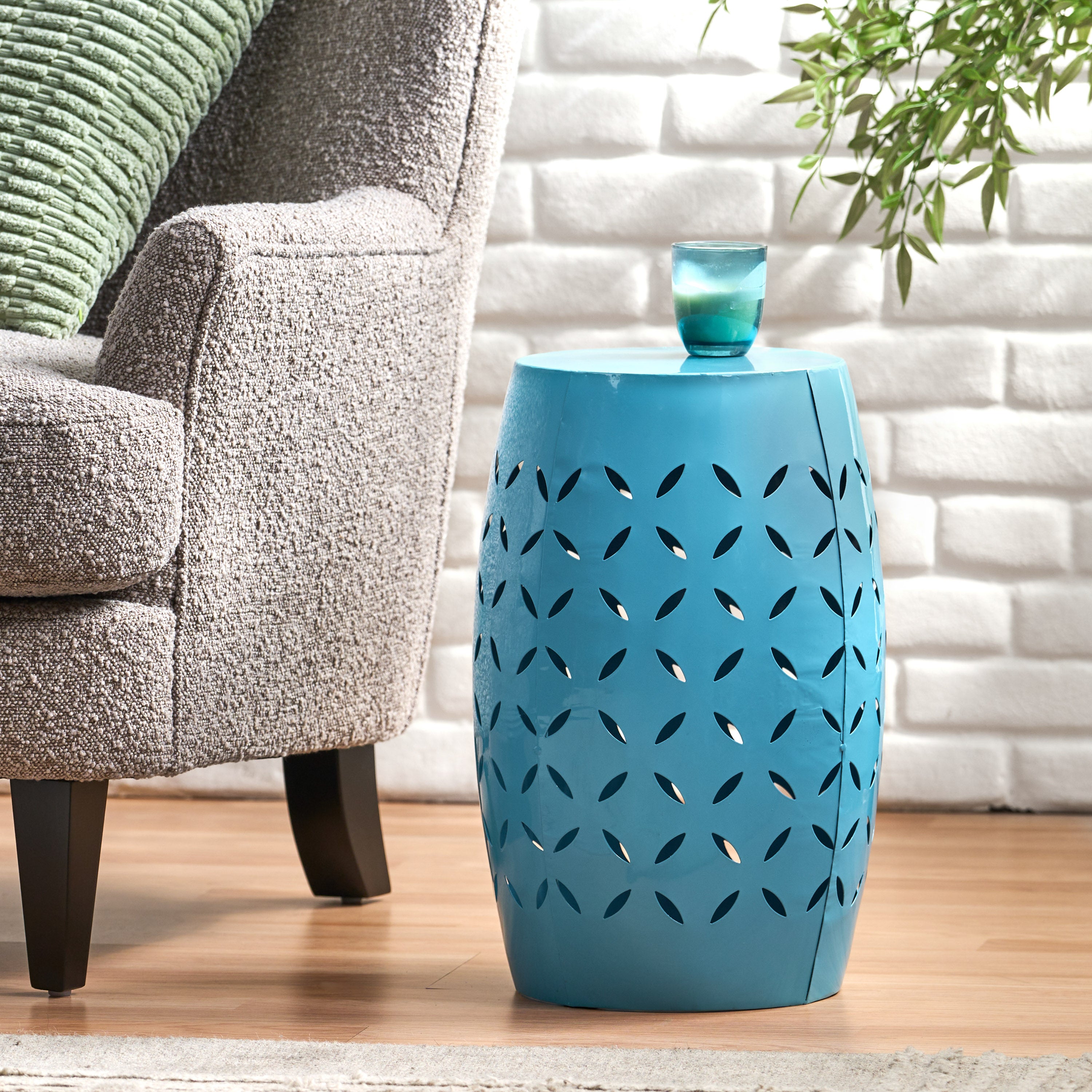 Lilac 12" Accent Side Table