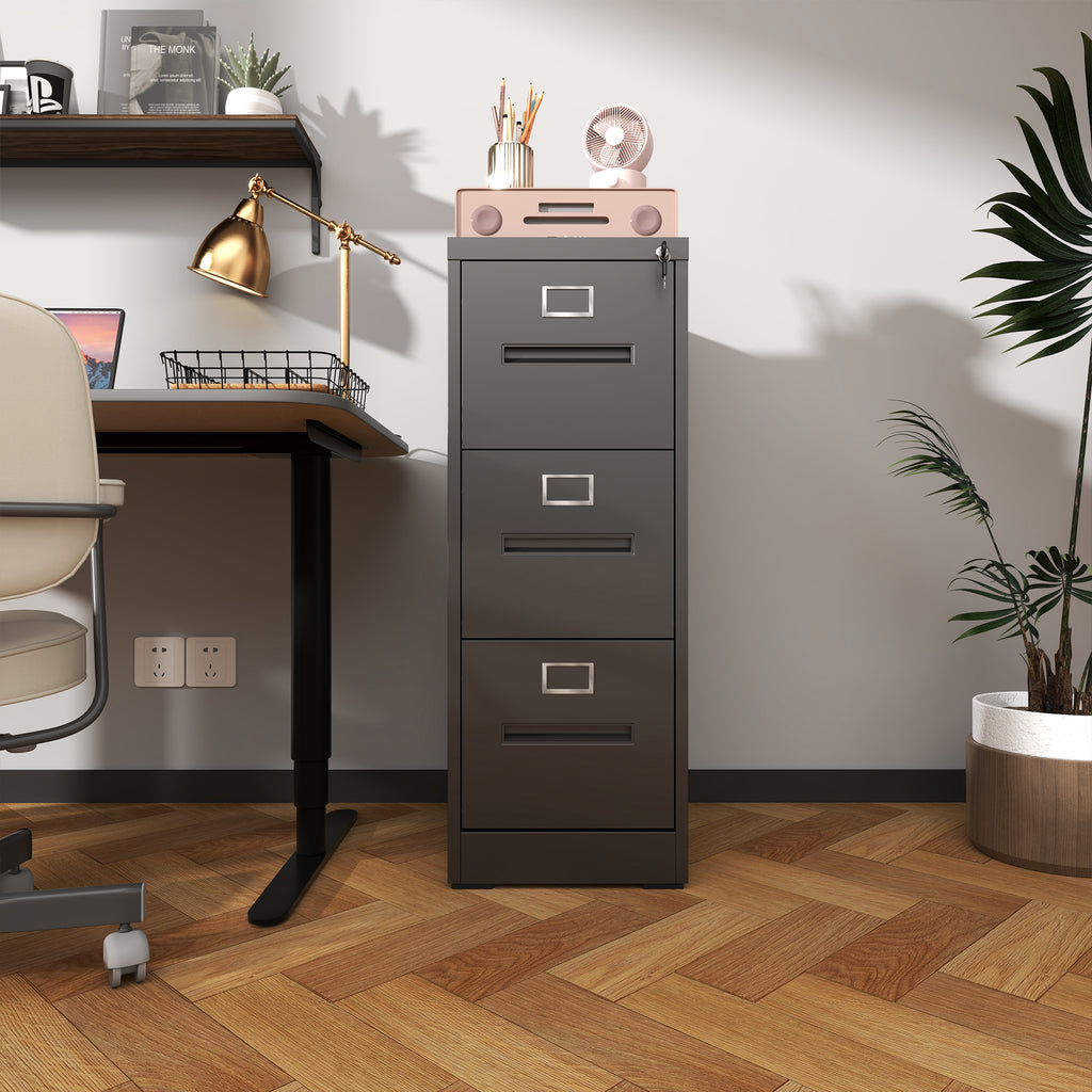 3 Drawer File Cabinet with Lock