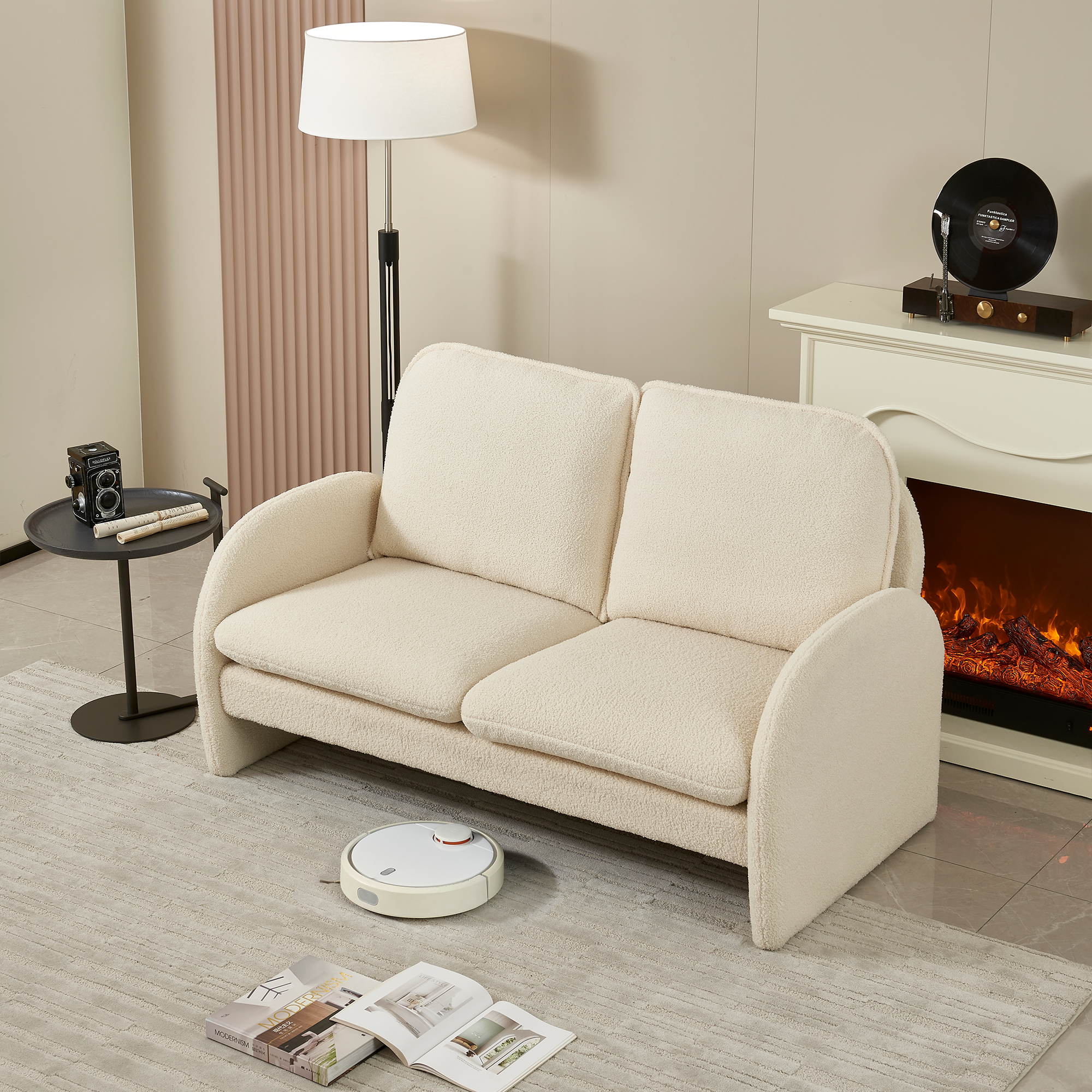 59" Loveseat Sofa Small Couch for Living Room